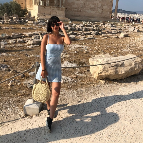 Reformation Gingham Mini Dress XS - Picture 3 of 3